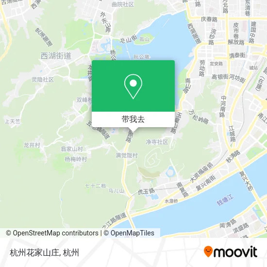 杭州花家山庄地图