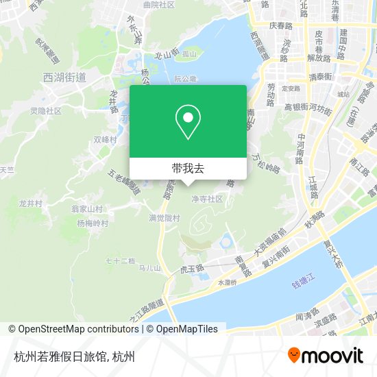 杭州若雅假日旅馆地图