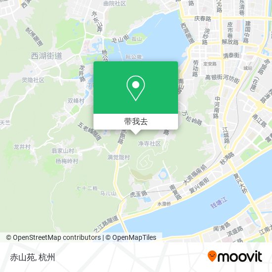 赤山苑地图