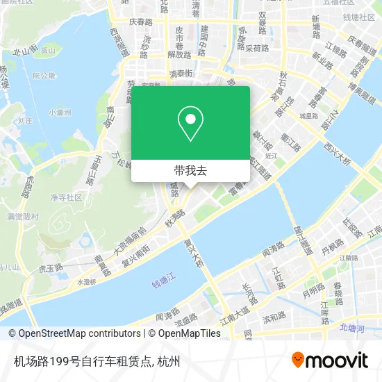 机场路199号自行车租赁点地图