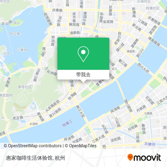 惠家咖啡生活体验馆地图