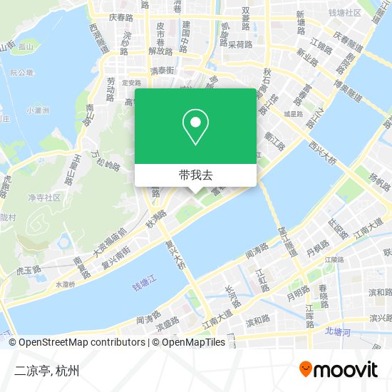 二凉亭地图