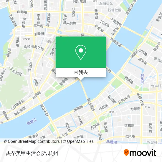 杰蒂美甲生活会所地图