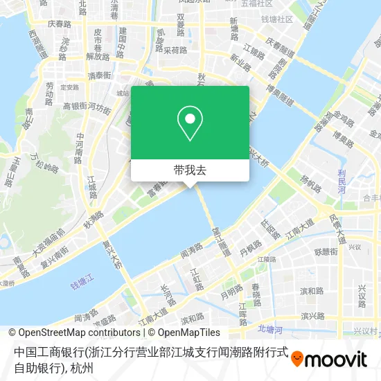 中国工商银行(浙江分行营业部江城支行闻潮路附行式自助银行)地图