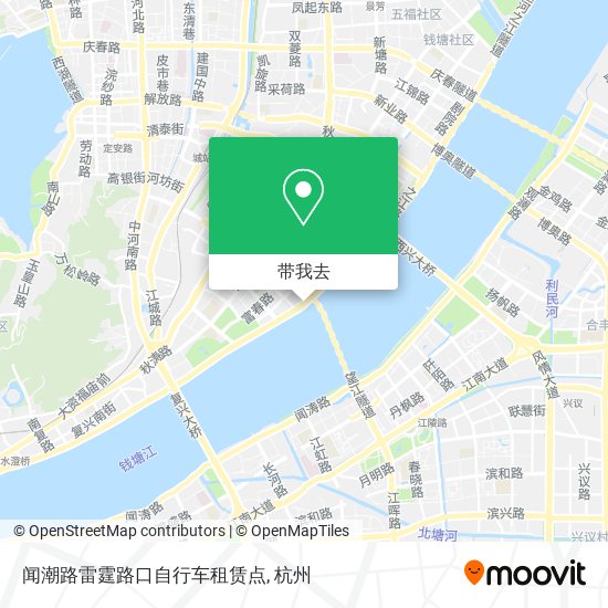 闻潮路雷霆路口自行车租赁点地图