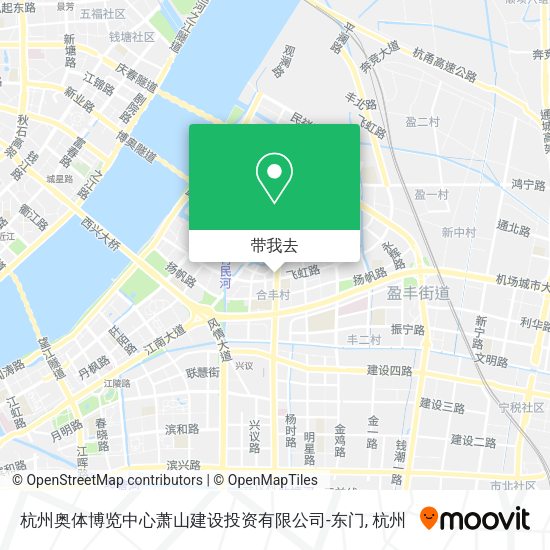 杭州奥体博览中心萧山建设投资有限公司-东门地图