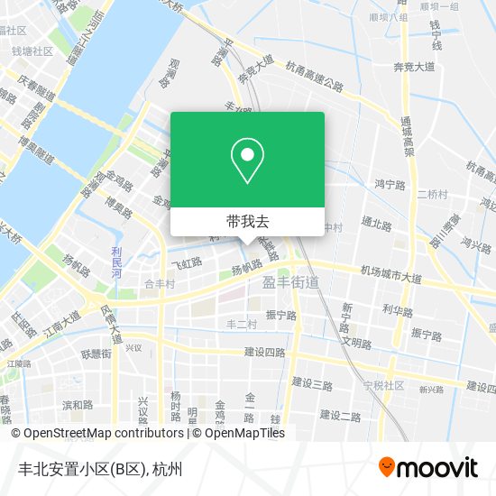 丰北安置小区(B区)地图