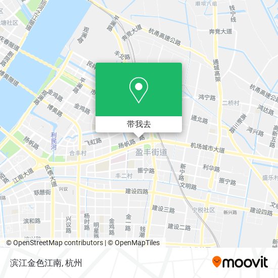 滨江金色江南地图