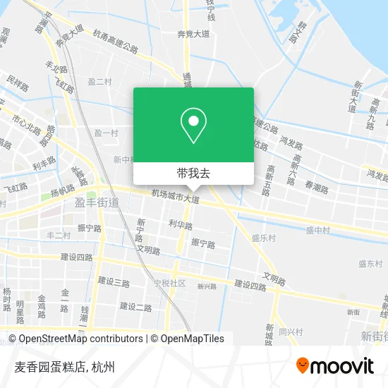 麦香园蛋糕店地图