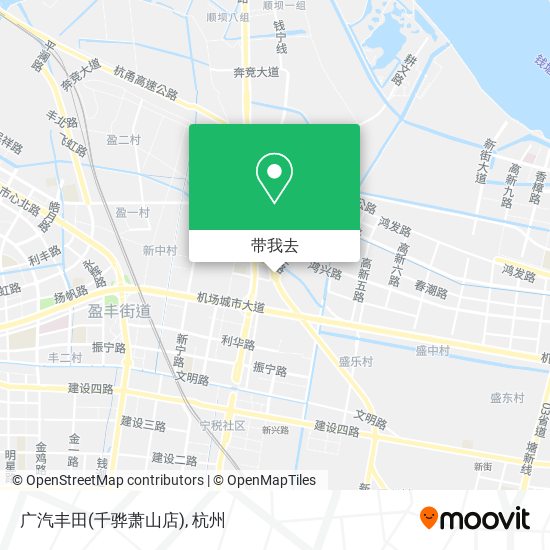 广汽丰田(千骅萧山店)地图