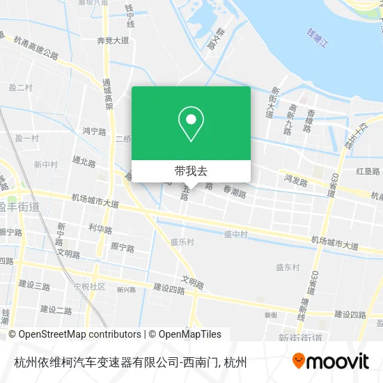 杭州依维柯汽车变速器有限公司-西南门地图