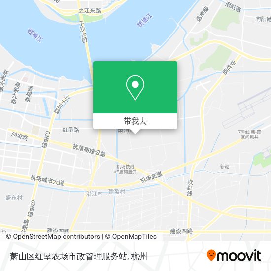 萧山区红垦农场市政管理服务站地图