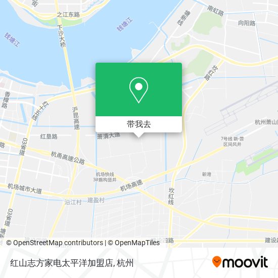 红山志方家电太平洋加盟店地图