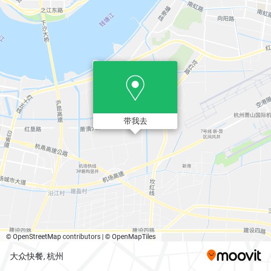 大众快餐地图