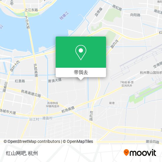红山网吧地图