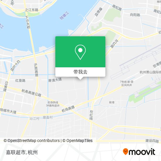 嘉联超市地图