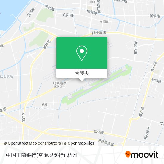 中国工商银行(空港城支行)地图