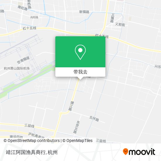 靖江阿国渔具商行地图