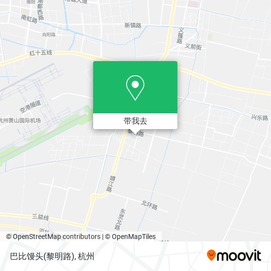 巴比馒头(黎明路)地图