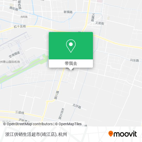 浙江供销生活超市(靖江店)地图