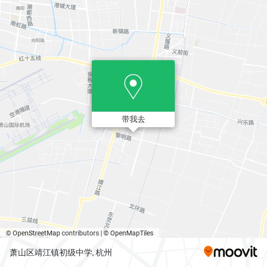 萧山区靖江镇初级中学地图