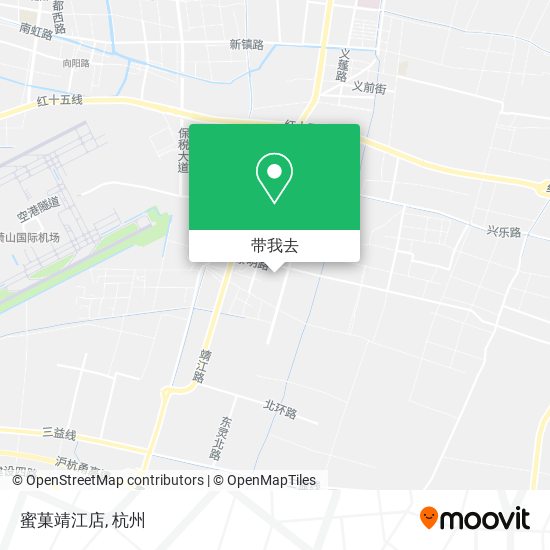蜜菓靖江店地图