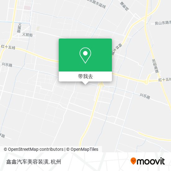 鑫鑫汽车美容装潢地图