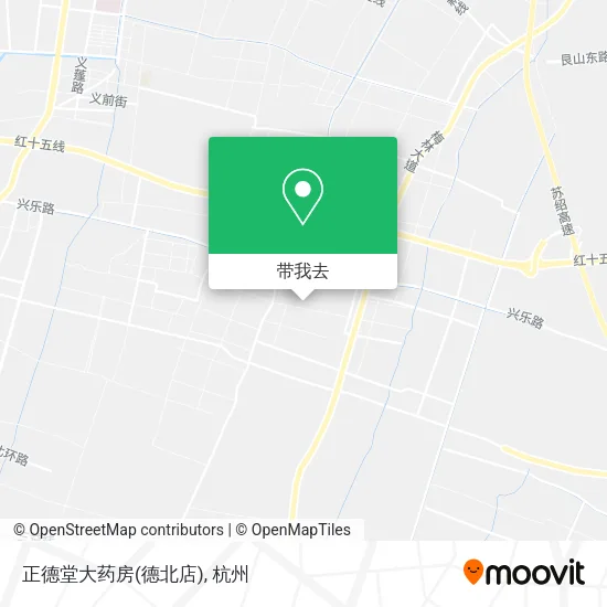 正德堂大药房(德北店)地图