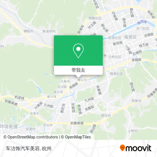 车洁饰汽车美容地图