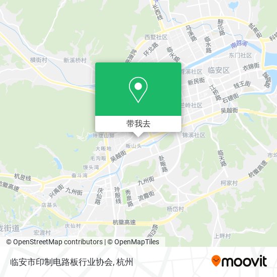 临安市印制电路板行业协会地图