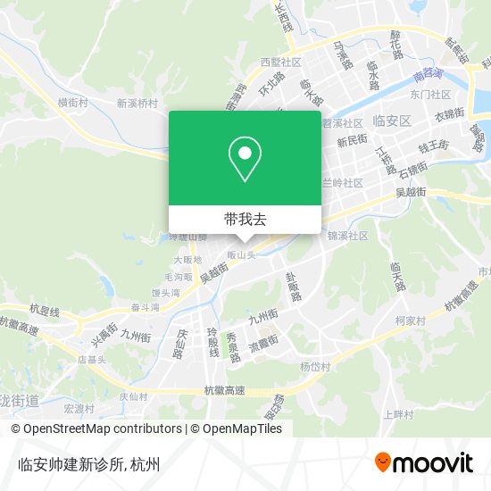临安帅建新诊所地图