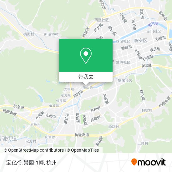 宝亿·御景园-1幢地图