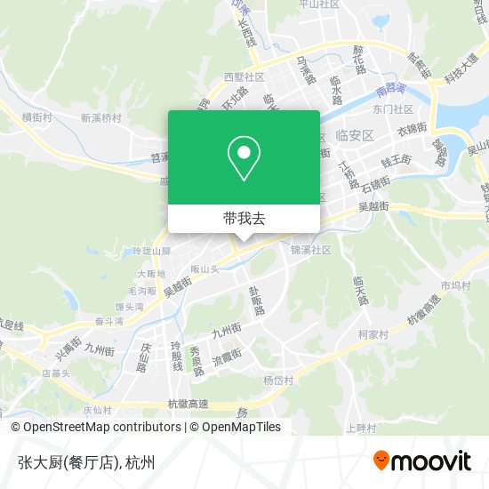 张大厨(餐厅店)地图