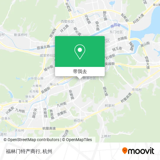 福林门特产商行地图