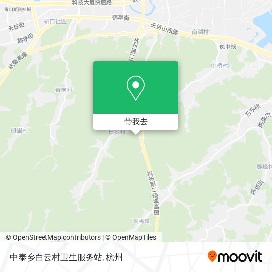 中泰乡白云村卫生服务站地图