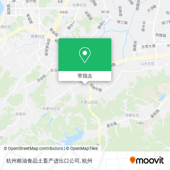 杭州粮油食品土畜产进出口公司地图