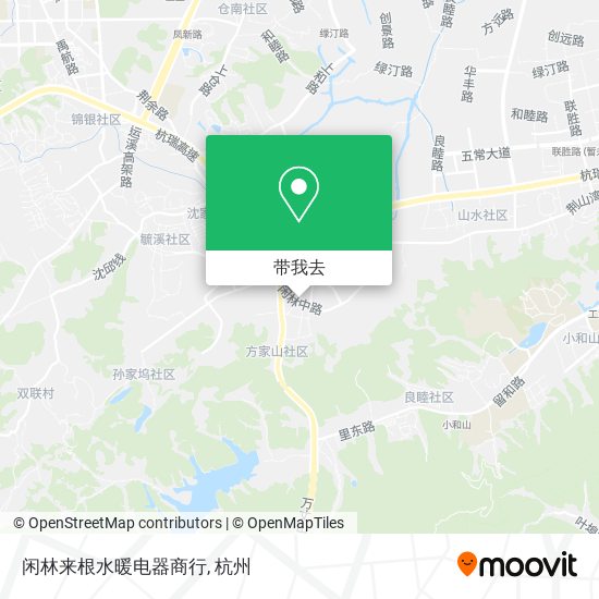 闲林来根水暖电器商行地图