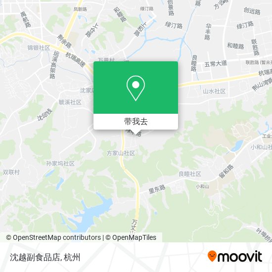 沈越副食品店地图