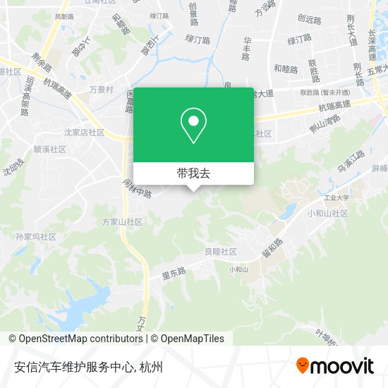 安信汽车维护服务中心地图