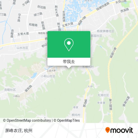 屏峰农庄地图