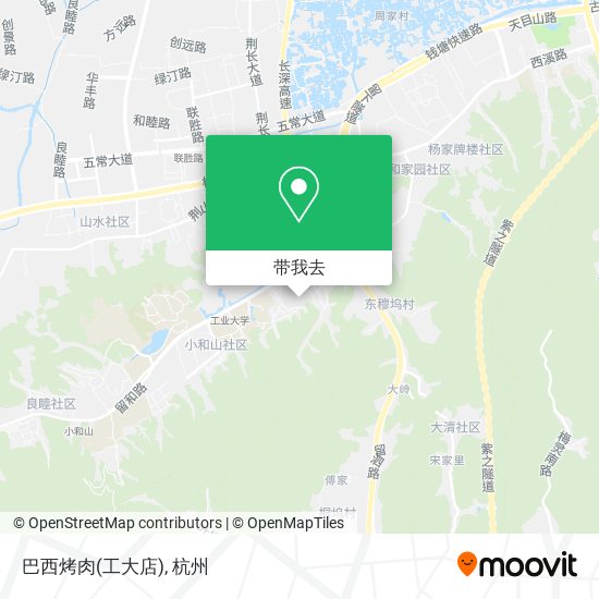 巴西烤肉(工大店)地图