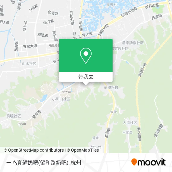 一鸣真鲜奶吧(留和路奶吧)地图