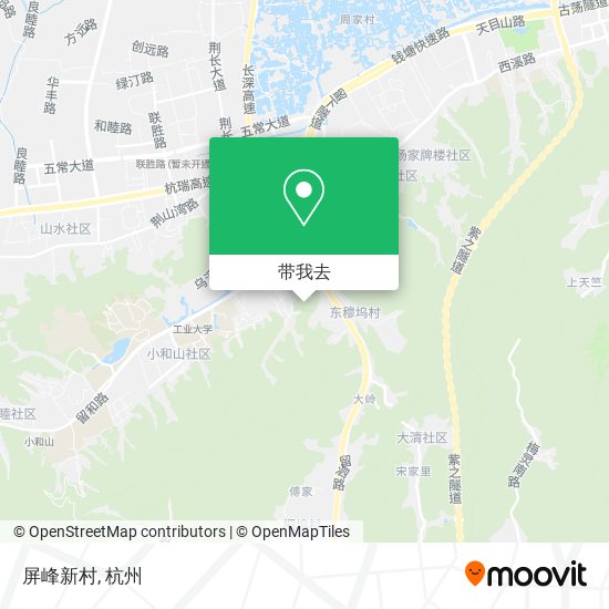 屏峰新村地图