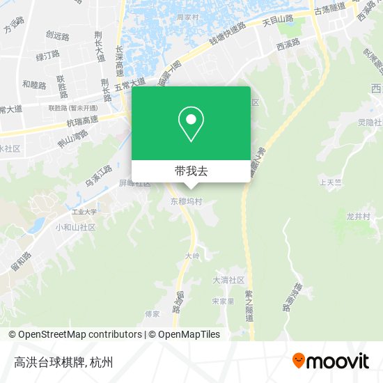 高洪台球棋牌地图
