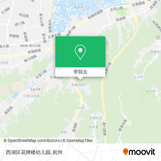 西湖区花牌楼幼儿园地图