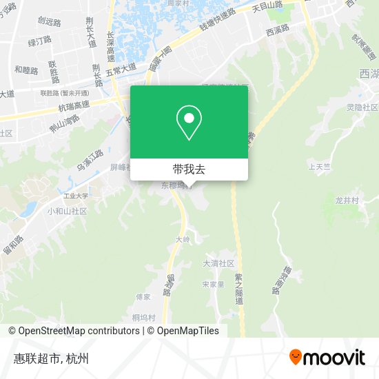 惠联超市地图