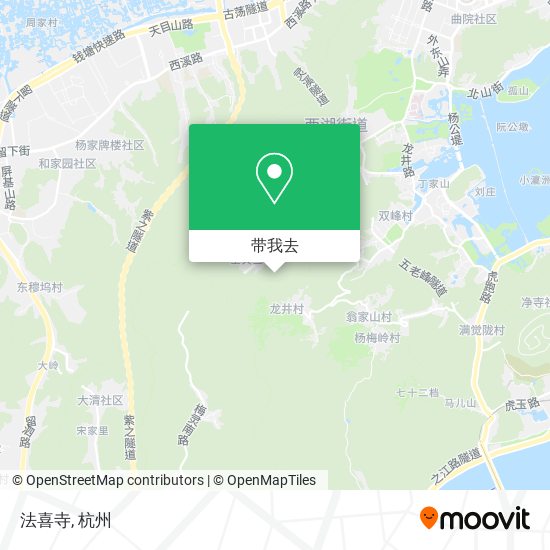 法喜寺地图