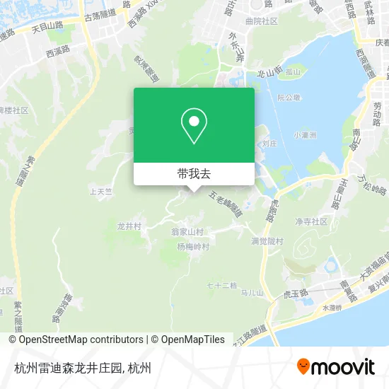 杭州雷迪森龙井庄园地图