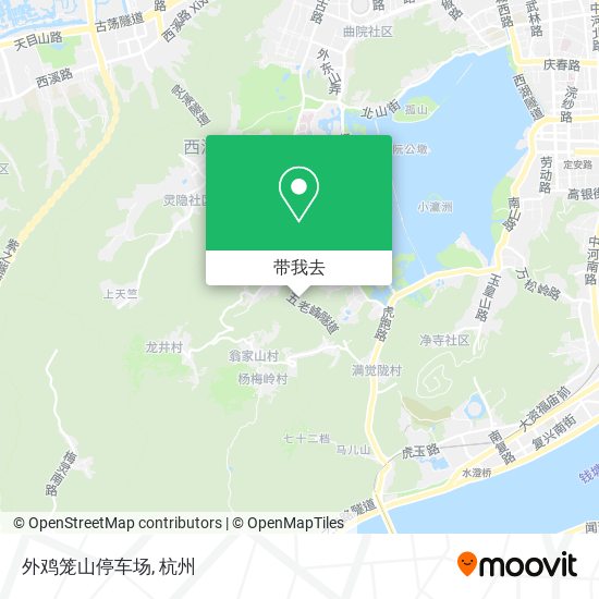 外鸡笼山停车场地图