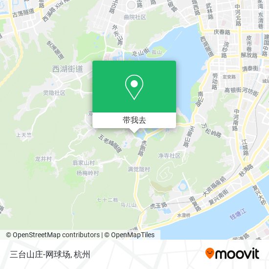 三台山庄-网球场地图